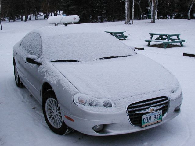 Snow on Car