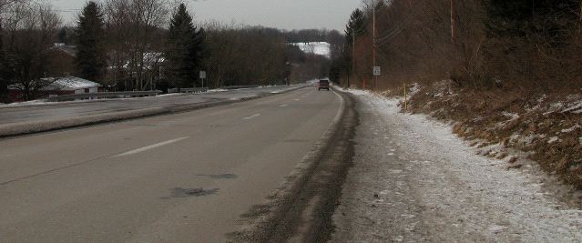 Road near Greensburg