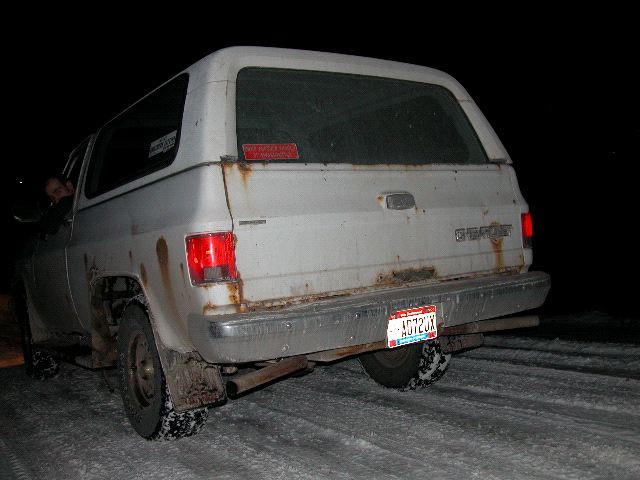 Chevy Backing Up