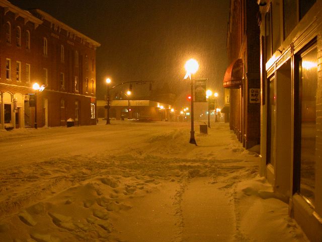 More Snow Downtown