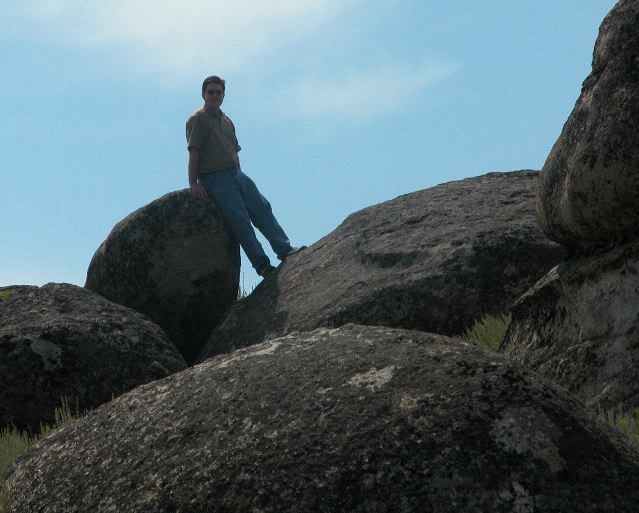 Sam on Rock