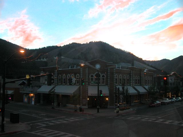 Sun Set over Ketchum