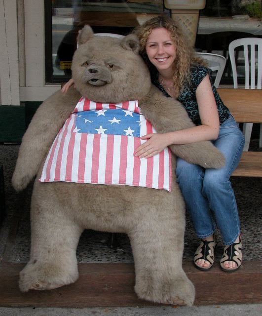 Marilyn with Bear