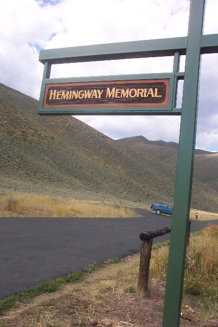 Hemingway Memorial Sign