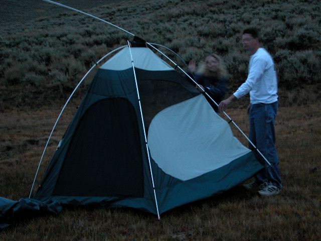 Putting Up the Tent