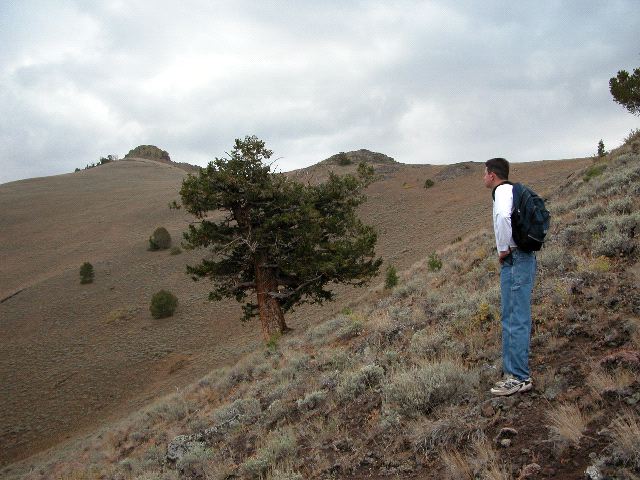 Chad Looks Toward the Spot