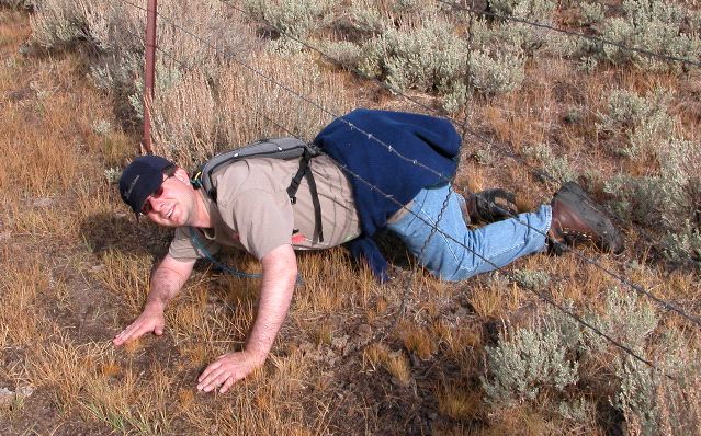 Sam Crosses the Barbed Wire