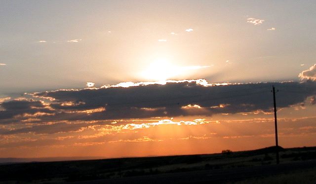 Sunset over Boise