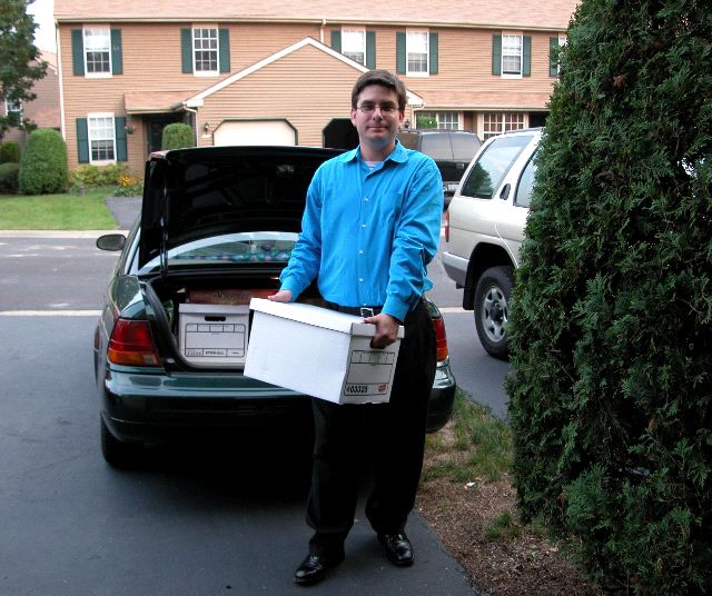 Sam Unloading Car